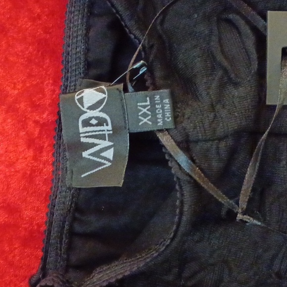 COPY - DOLLSKILL WIDOW XXL BLACK BEYOND THE WOODS LACE UP FLARED PANTS DISTRESS… - Picture 7 of 13